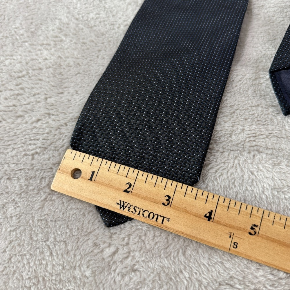 Brooks Brothers Mens Necktie Navy Blue Polka Dot 58x3.5 Classic Silk Office Tie - Picture 6 of 7